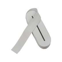 Beyaz - 4cm Paça Lastik Yassı Geniş 10mt Bx40