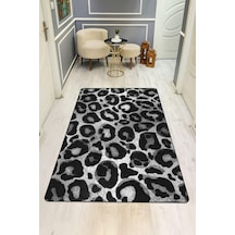 Modern Desenli Dijital Baskı Kaymaz Taban Halı H1084 Renkli