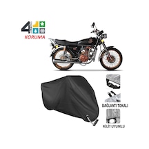 Motoran Scorpion 170 Motosiklet Brandası ( Kilit Uyumlu - Siyah