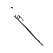 Neevoyu Campıngmoon T Serisi 25cm Karbon Çelik Kamp Çadır Pini - Dayanıklı, Pas Koruyucu, Sert Zemin Uyumlu, Kolay Takılabilir Çok Renkli