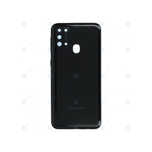 Samsung Galaxy M31 Uyumlu Kasa Kapak + Yan Tuşlar Sm-m215f Kamera Lensi Hariç - Siyah