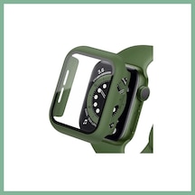Bşkvirgo Watch 41mm Uyumlu Camlı Kasa Ekran Koruyucu - Koyu Yeşil Bsk2026