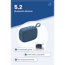 Bluetooth 5.2 Mini Hoparlör Müzik Çalar Kablosuz Taşınabilir Kuma