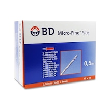 Bd Micro-Fine Plus Insülin İğnesi 0.5 Ml 10 x 10