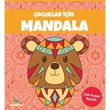 Çocuklar İçin Mandala Turuncu