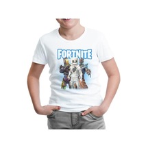 Fortnite - Marshmello Beyaz Çocuk Tshirt