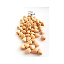 100 Gr 275 Adet Ahşap Boncuk 12 Mm Boy X 10 Mm En Doğal Ahşap Makrome El İşi Çanta