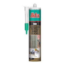 Akfix 100D Duşakabin Silikonu - Şeffaf - 310 Ml