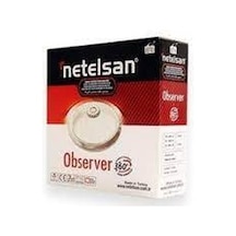 Observer Digital Başlıklı 360 Tavan Armatürü Beyaz - Kahverengi