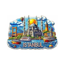 İstanbul Temalı Silikon Buzdolapı Süsü Magnet Alk5375 1