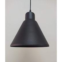 Mylights Retro Rustik Siyah Içi Siyah Metal Sarkıt