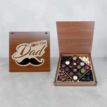 Love You Dad Figürlü Çikolata