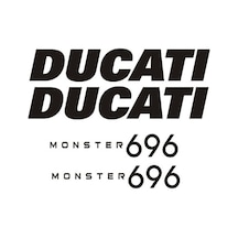 Ducati 696 Sticker Set Ducati Motor Sticker Motorsiklet