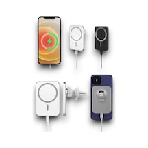 15w Wireless Şarj Cihazı Beyaz