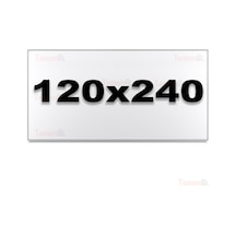 120X240 (Kaliteli) Akyazı Duvara Monte Laminat Beyaz Yazı Tahtası