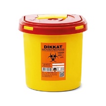 10 Adet Enfekte Atık Kutusu 1.3 Lt. + Atık Torbası 2 Adet