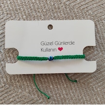 Nazar Boncuğu Örgülü Bileklik