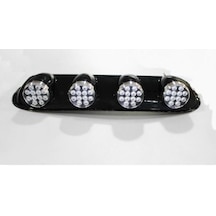 Off Road Tavan Sis Lambası Seti Yuvarlak 4lü Ledli Model Siyah İt