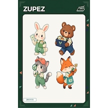 Minik Tohum Kütüphanesi 19x25 Cm Ütüyle Uygulanan Baskı Zpz1173 - 928157401