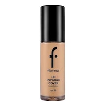 Invisible Cover Hd Hafif Yapılı & Yarı Parlak Bitişli Spf30 Fondöten 090 Gldn Ntrl 0