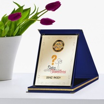 Kişiye Özel Yılın En İyi Satış Temsilcisi Lacivert Plaket Ödülü - N11.25407