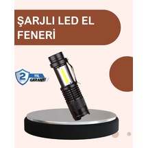 Alüminyum Gövdeli 2000 Lümen Güçlü Led El Feneri Açık Ahşap 40077197
