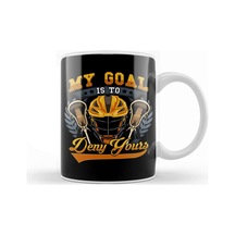 Lacrosse My Goal Is To Deny Yours Goalie Defender Kupa Bardak Porselen No8145 Karışık