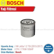 Vw Jetta 1.2 Tsı Bosch Yağ Filtresi 2015-2017 Cyv