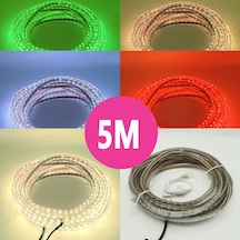 Sunlight Hortum Şerit Led Işık 3 Çip Fişli 5 Metr 220V Tak Kullan