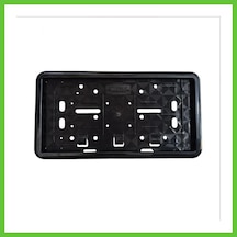 Bezos Çerçeveli Motosiklet Plakalık Plaka Altlığı Siyah 26x17cm 1 Adet Dmc