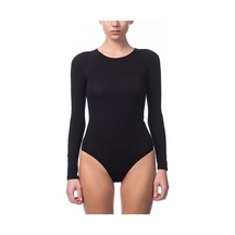 NBB Kadın Siyah Uzun Kol O Yaka Body Yeni Sezon 001