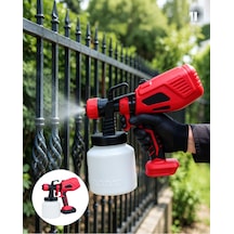 Kablosuz 21v Boya Tabancası 800 Ml Kapasiteli