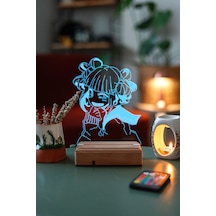 Himiko Toga - My Hero Academia 16 Renk Anime Gece Lambası