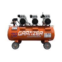 Grayzer 100 Lt Sessiz Ve Yağsız Hava Kompresörü