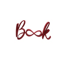 Sonsuzluk Detaylı Kitap Tutucu Kırmızı