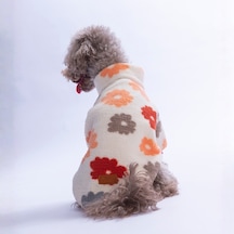 Autumn Bloom Ceket Soft Çiçek Desenli Batik Kedi Köpek Ceketi Kedi Köpek Kıyafeti Kedi Köpek Elbisesi