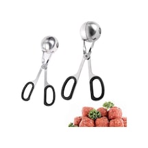 Adet Çıkarılabilir Kaymaz Saplı Yapışmaz Köfte Makinesi, Paslanmaz Çelik Köfte Makinesi - Siyah