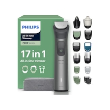 Philips Multigroom Series 7000 Hepsi Bir Arada Yüz, Baş Ve Vücut İçin 17 Parçalı Sakal Düzeltici Ve Saç Düzeltici, Kendiliğinden Bilenen Metal Bıçaklar, 26 Uzunluk Ayarı 0,5-20 Mm , Model Mg7961/15 Diğer