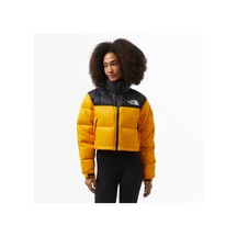The North Face Nuptse Kadın Kısa Sarı Ceket Düz Nf0a5ggezu31 6234730