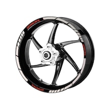 Deeb Cbr 250 Jant Şeridi Beyaz Kırmızı Model X N11.73986