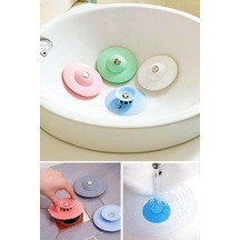 Mucit Home 1 Adet Süzgeçli Banyo Küvet Lavabo Gider Filtresi Süzgeci Pompası Tıkacı Tıpası Çok Renkli