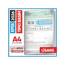 2026 Kpss Lisans Gy-gk Ösym Tıpkı Basım Çıkmış Soru Deneme Kitapçığı Çözümlü Türkiye Geneli Sınav