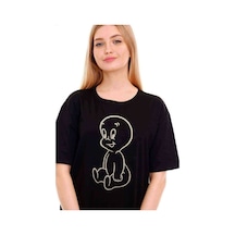 Kadın Oversize Casper Baskılı Tshirt (534816403)