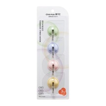 Trix Yapışkanlı Askı Renkli 4lü 10'li Paket Beyaz