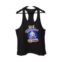Top Glory Warrior Fitness Gym Tank Top Sporcu Atleti Siyah