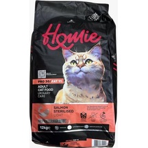 Homie Special Kısırlaştırılmış Somonlu Yetişkin Kedi Maması 12 KG