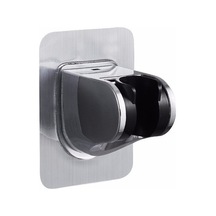 Primepickings Kanca Yok Shaı Yeni Varış Duş Başlığı Tutucu Duvara Monte Duş Tutucu Banyo Aksesuarı 7 Hız 2 Katlı Gri