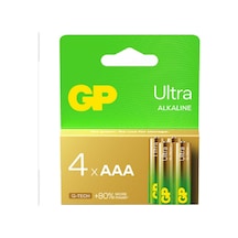 Gp 24au-2u4 G-tech Lr3 Ultra Alkalin Aaa İnce Kalem Pil 4'lü Paket