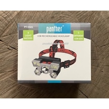 Panther Pro 5501 Şarjlı Kafa Lambası Led Lamba Kamp Lambası 5 Led Led Çok Renkli