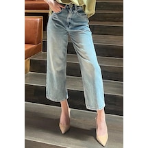 Madmext Açık Mavi Kadın Mom Jean Mg2033-açık Mavi Açık Mavi